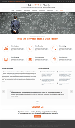 Wordpress Design by J. Chaturvedi for this project | Design: #4329518