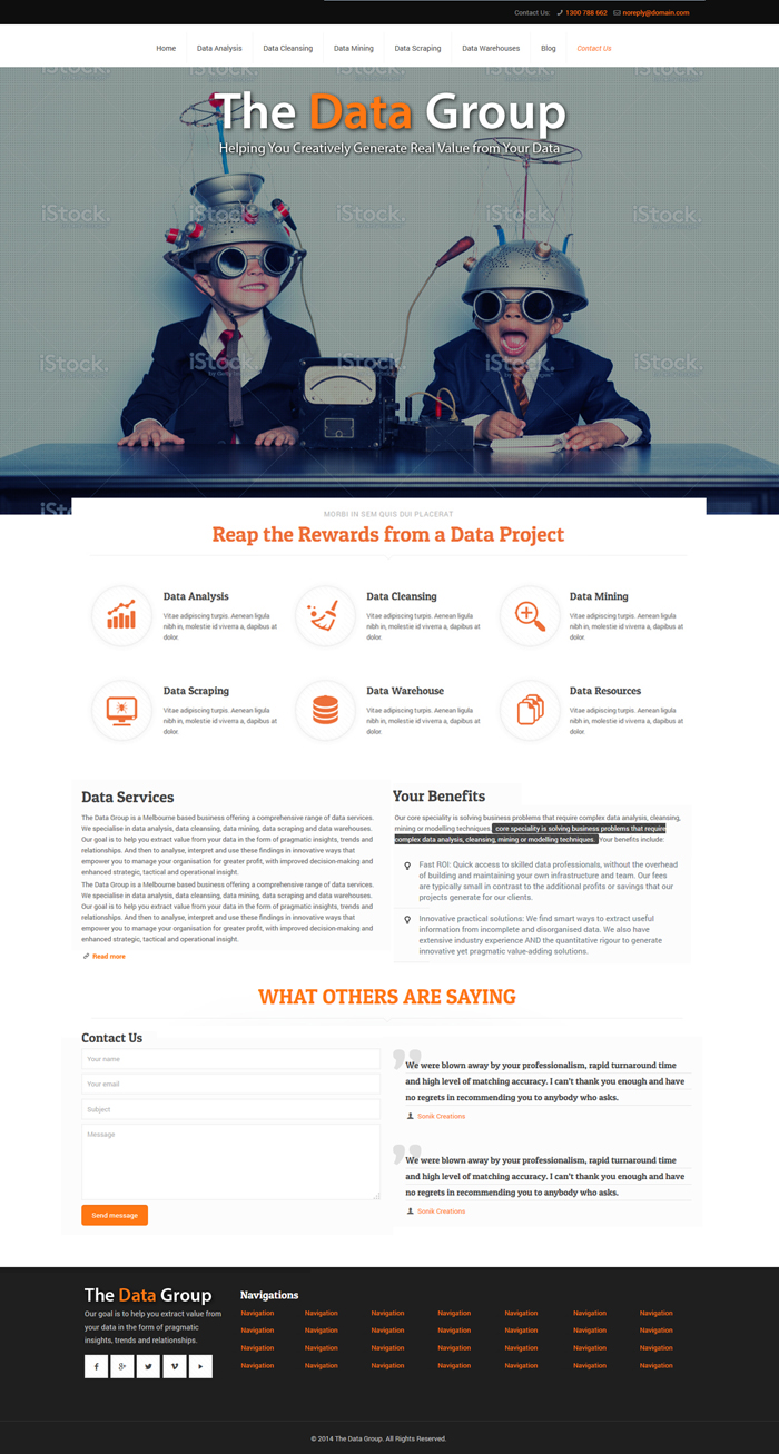 Wordpress Design by J. Chaturvedi for this project | Design #4359015