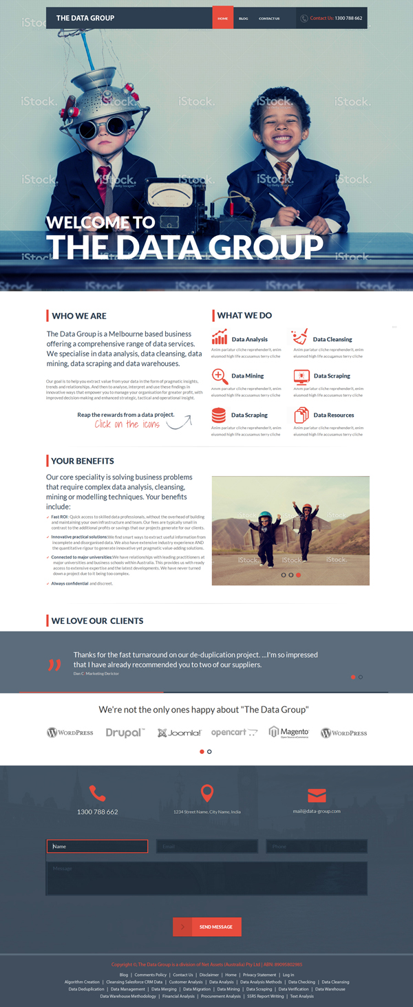 Wordpress Design by J. Chaturvedi for this project | Design #4385160