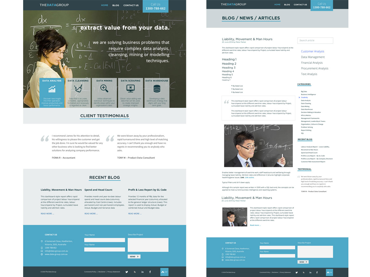 Diseño Wordpress por Lee Xian para este proyecto | Diseño #4395645