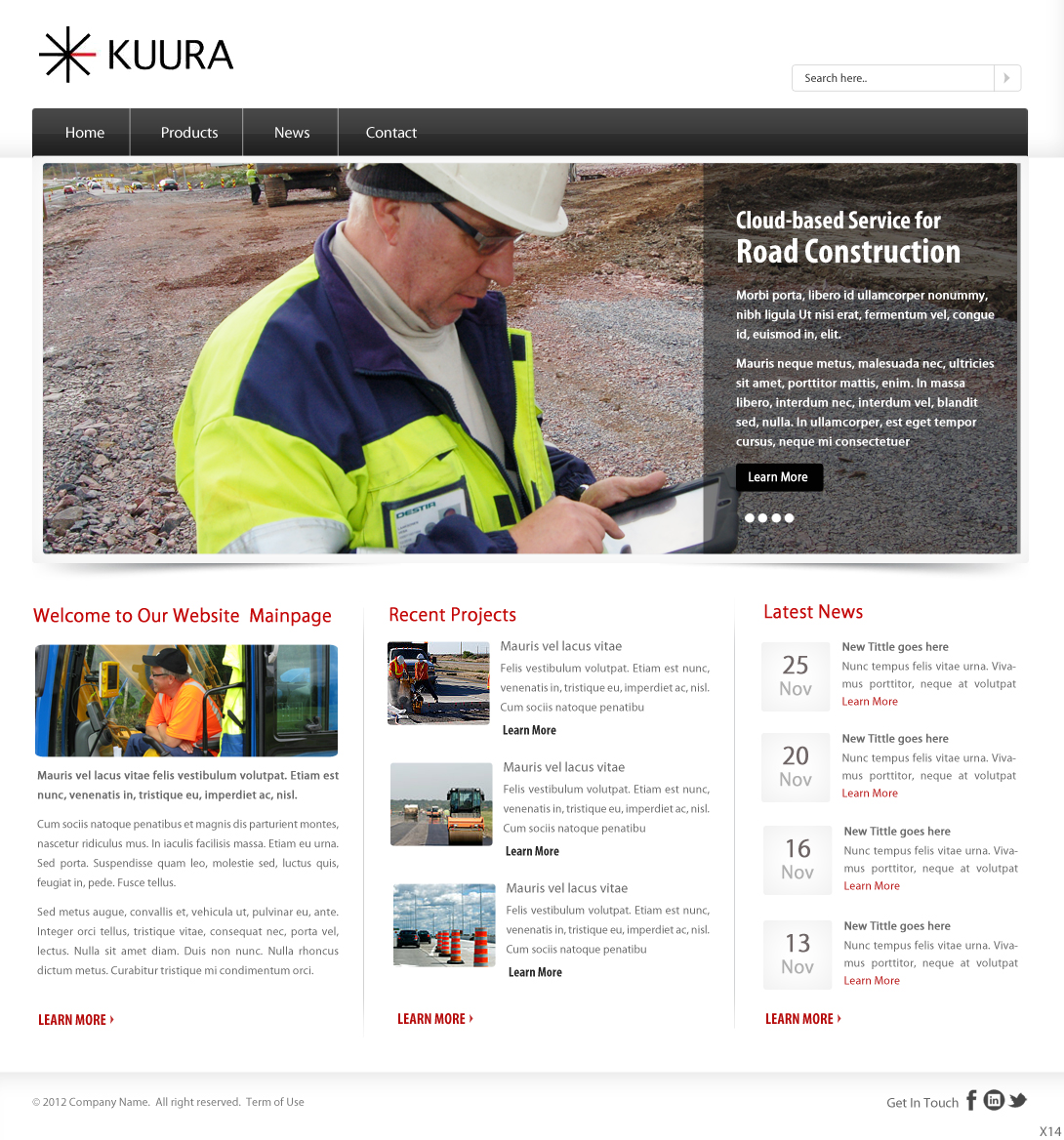 Web Design by pb for this project | Design: #1237621