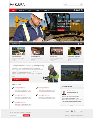 Web Design by OM for this project | Design: #1240838