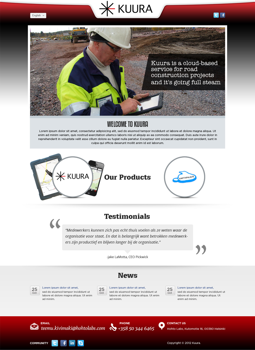 Web Design by ShreejiAkshar for this project | Design #1260080