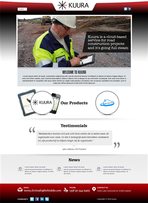 Web Design by ShreejiAkshar for this project | Design: #1260080
