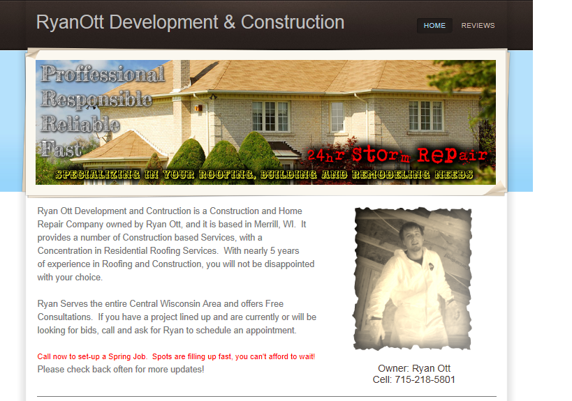 Web Design by Eric's Digital Design for this project | Design #1229750