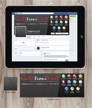 Facebook Design by Nelsur for GadgetroniX | Design: #4332972