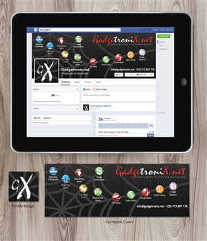 Facebook Design by Nelsur for GadgetroniX | Design: #4337201