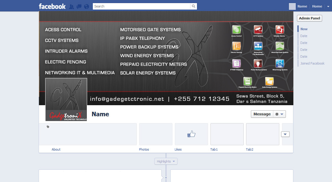 Facebook Design by Best Design Hub for GadgetroniX | Design #4316266
