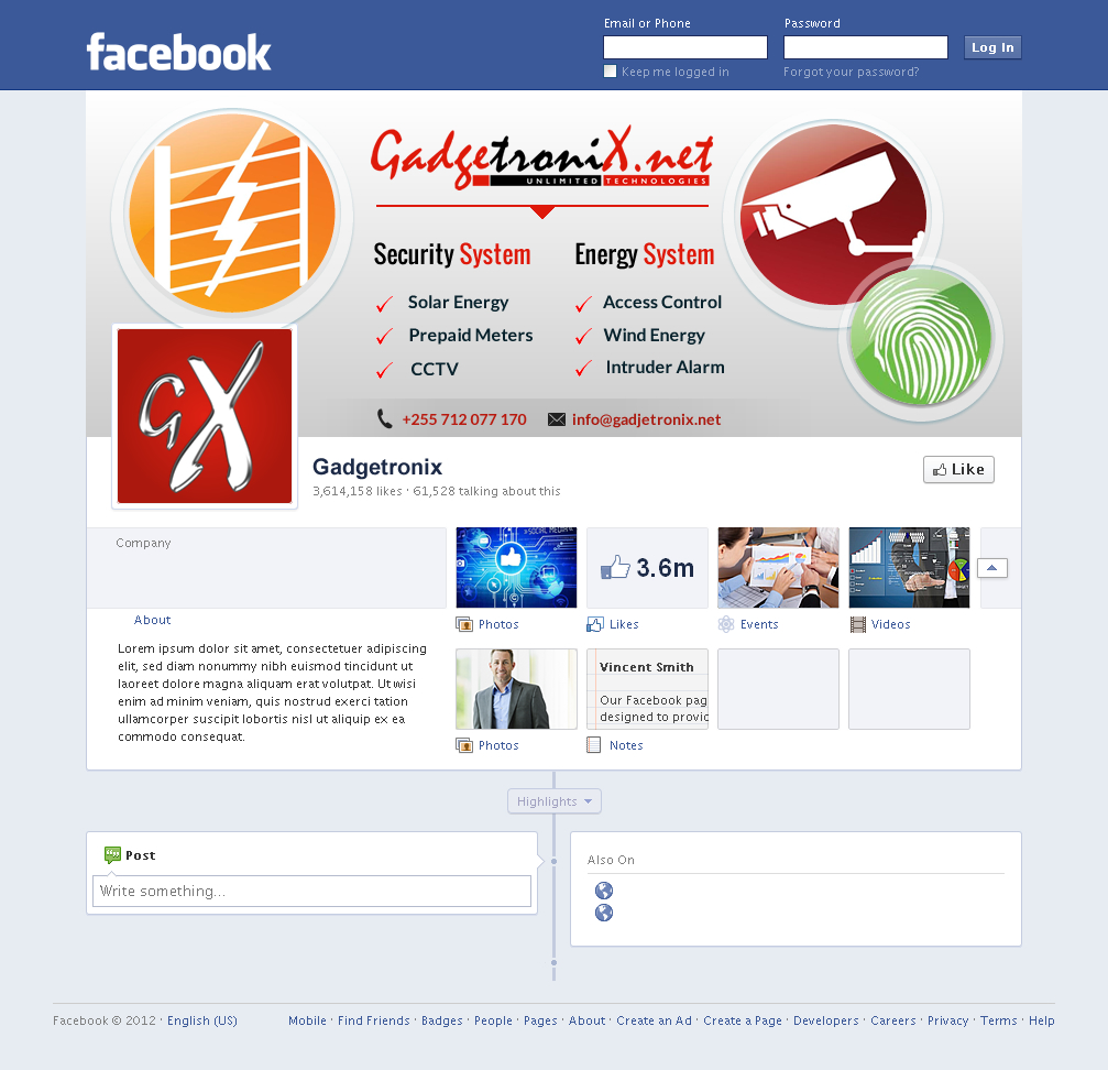 Facebook Design by Sbss for GadgetroniX | Design #4388863