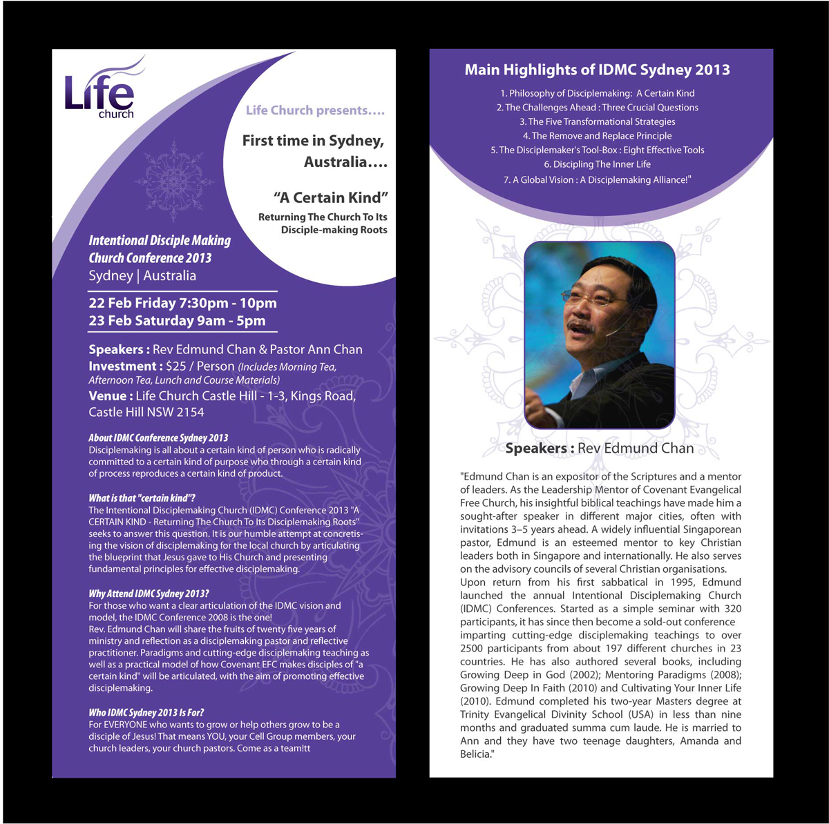 Design de Flyer par Sbss pour Life Church Castle Hill | Design #1226253