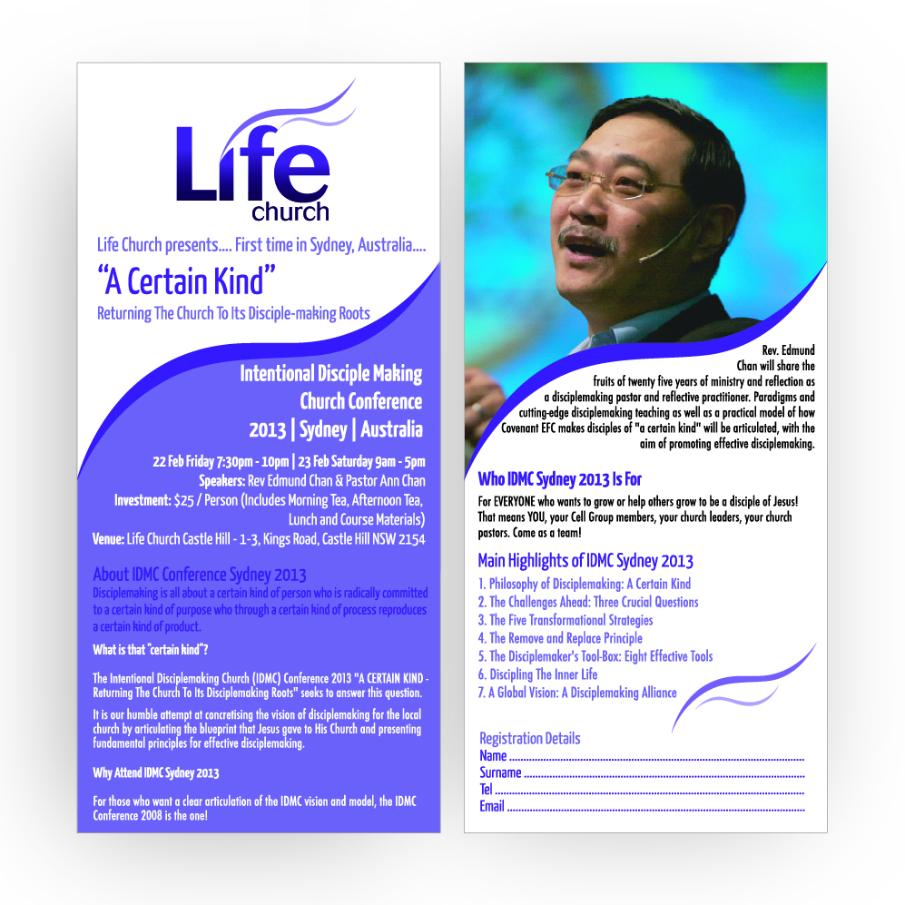Diseño de Flyer por DAStudioDesigns para Life Church Castle Hill | Diseño #1226361