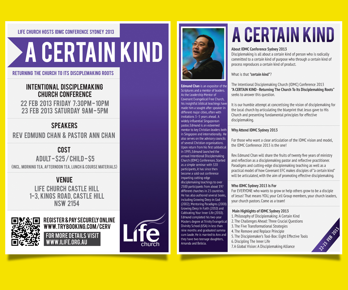 Flyer Design by z a n a for Life Church Castle Hill | Design: #1237440