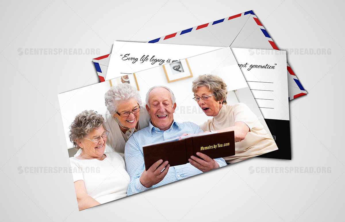Visitenkarten-Design von CENTERSPREAD für Memoirs by You | Design #4397548