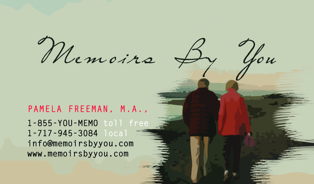 Business Card Design by Sharon Park for Memoirs by You | Design #4342838