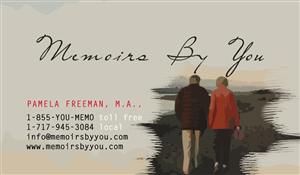 Business Card Design by Sharon Park for Memoirs by You | Design: #4342838