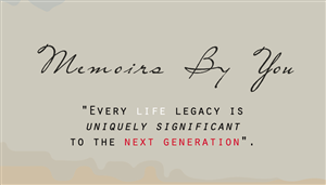 Business Card Design by Sharon Park for Memoirs by You | Design: #4342848
