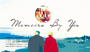 Business Card Design by Sharon Park for Memoirs by You | Design: #4370103