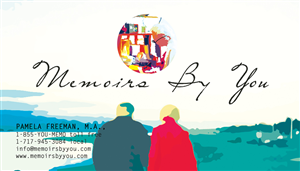 Business Card Design by Sharon Park for Memoirs by You | Design: #4378956