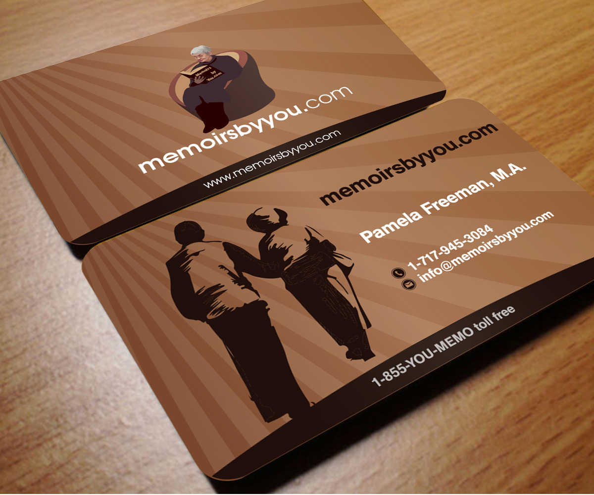 Diseño de Tarjeta de Presentación por Aaaron para Memoirs by You | Diseño #4423973