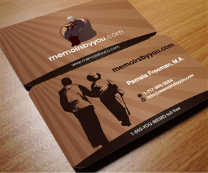 Business Card Design by Aaaron for Memoirs by You | Design: #4423973