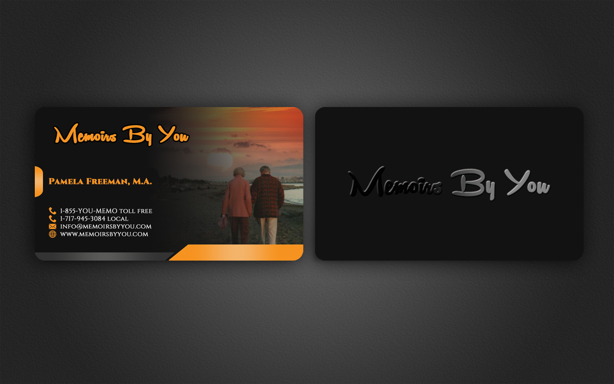 Business Card Design by WebixBD for Memoirs by You | Design #4354204