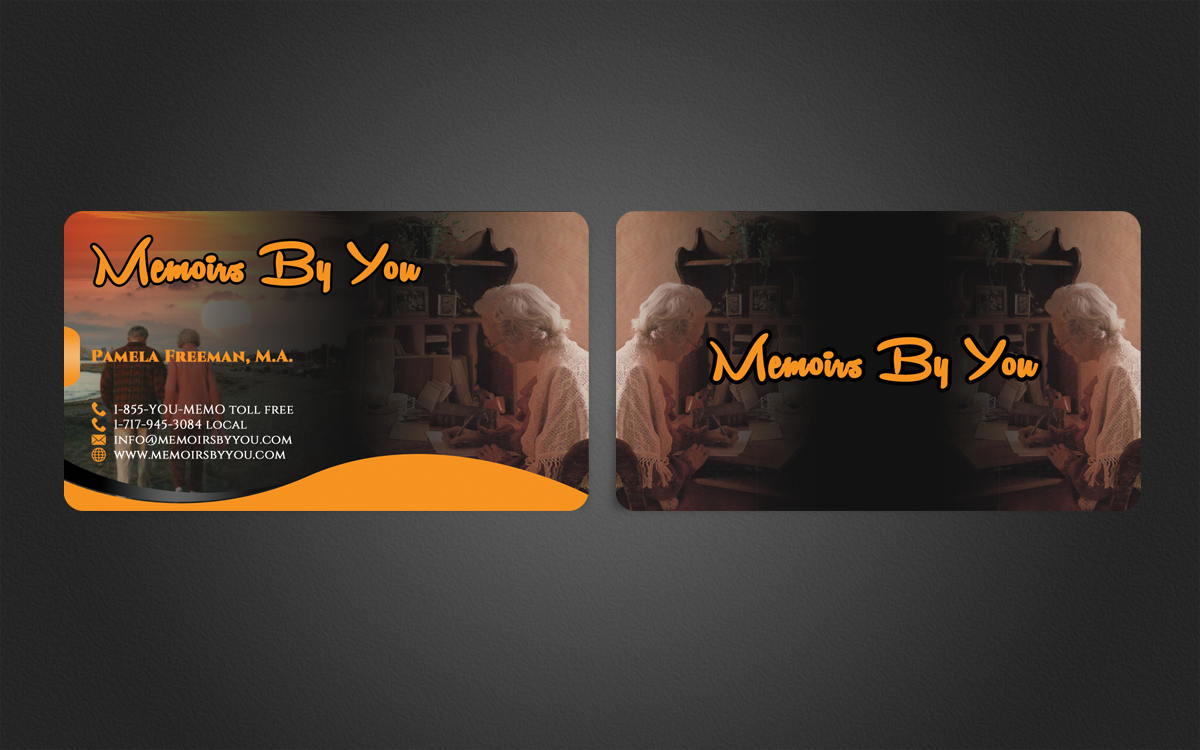 Business Card Design by WebixBD for Memoirs by You | Design #4361422