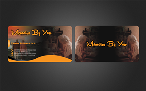 Business Card Design by WebixBD for Memoirs by You | Design: #4361422