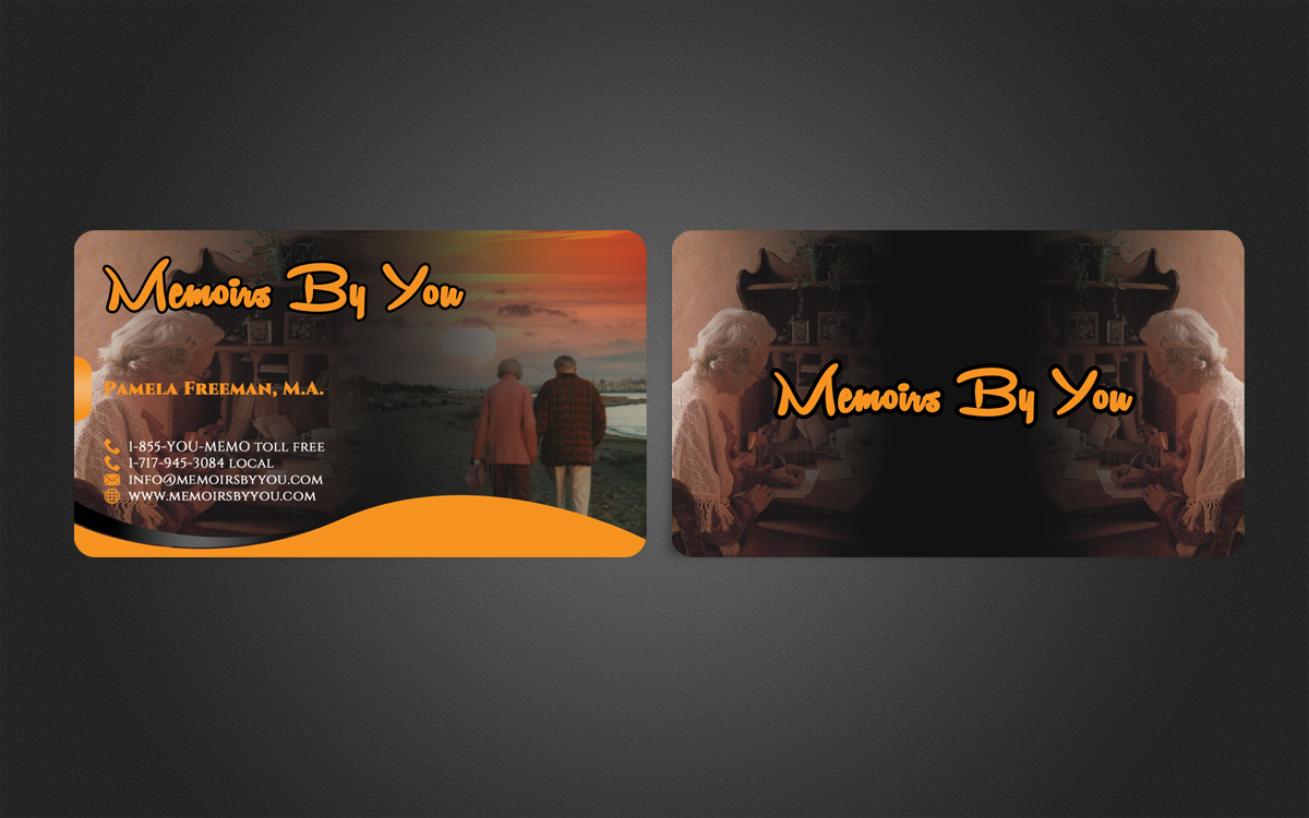 Business Card Design by WebixBD for Memoirs by You | Design #4361432