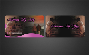 Business Card Design by WebixBD for Memoirs by You | Design: #4366613