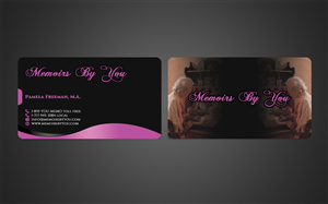 Business Card Design by WebixBD for Memoirs by You | Design: #4366619