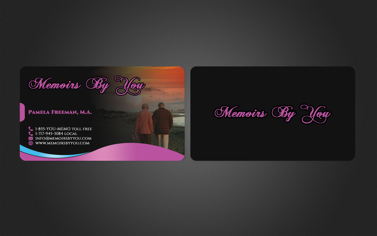Business Card Design by WebixBD for Memoirs by You | Design #4381737