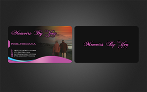 Business Card Design by WebixBD for Memoirs by You | Design: #4381737