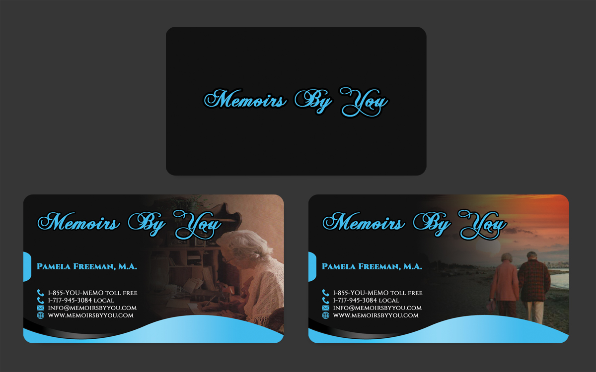 Business Card Design by WebixBD for Memoirs by You | Design #4384841