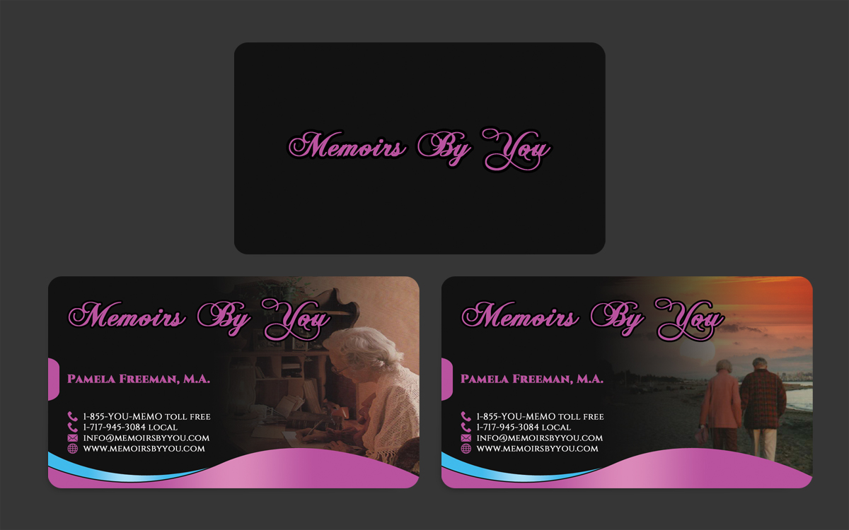 Business Card Design by WebixBD for Memoirs by You | Design #4384848
