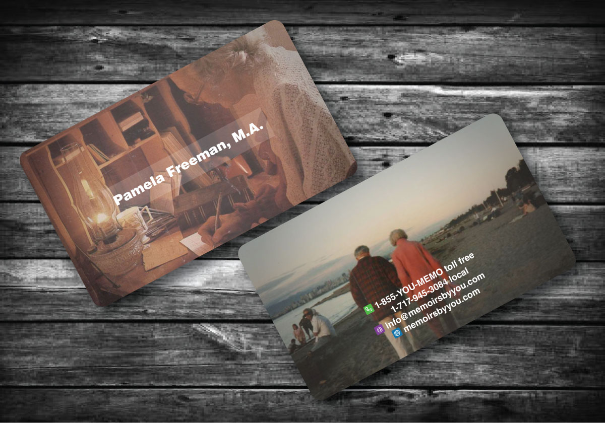 Business Card Design by Peter for Memoirs by You | Design #4334070