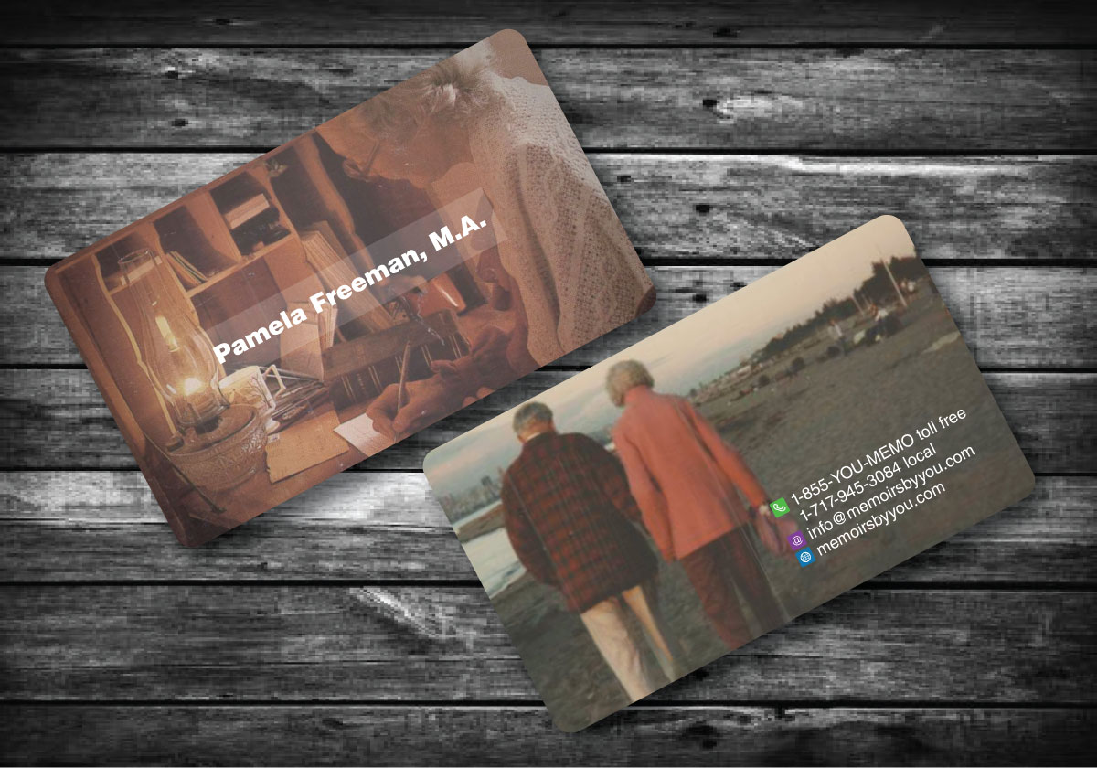 Business Card Design by Peter for Memoirs by You | Design #4334080