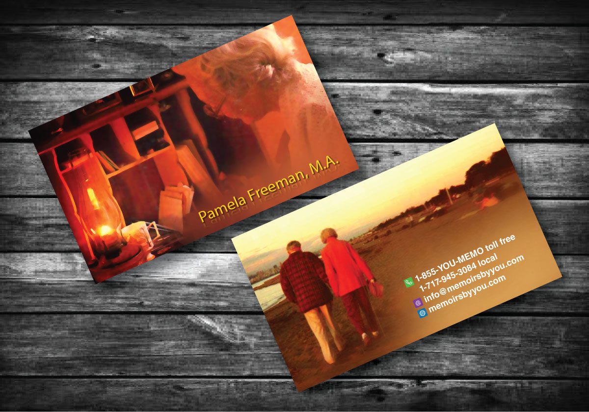 Business Card Design by Peter for Memoirs by You | Design #4334336