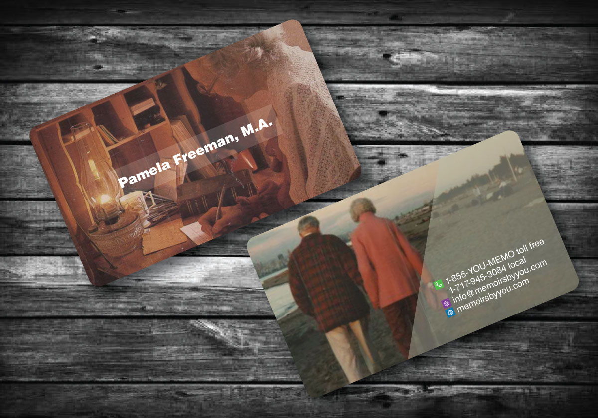Business Card Design by Peter for Memoirs by You | Design #4334345