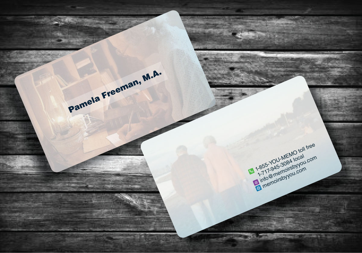 Business Card Design by Peter for Memoirs by You | Design #4340636