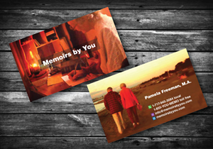 Business Card Design by Peter for Memoirs by You | Design #4405776