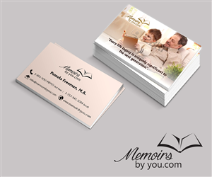 Business Card Design by Mudboots for Memoirs by You | Design: #4332623