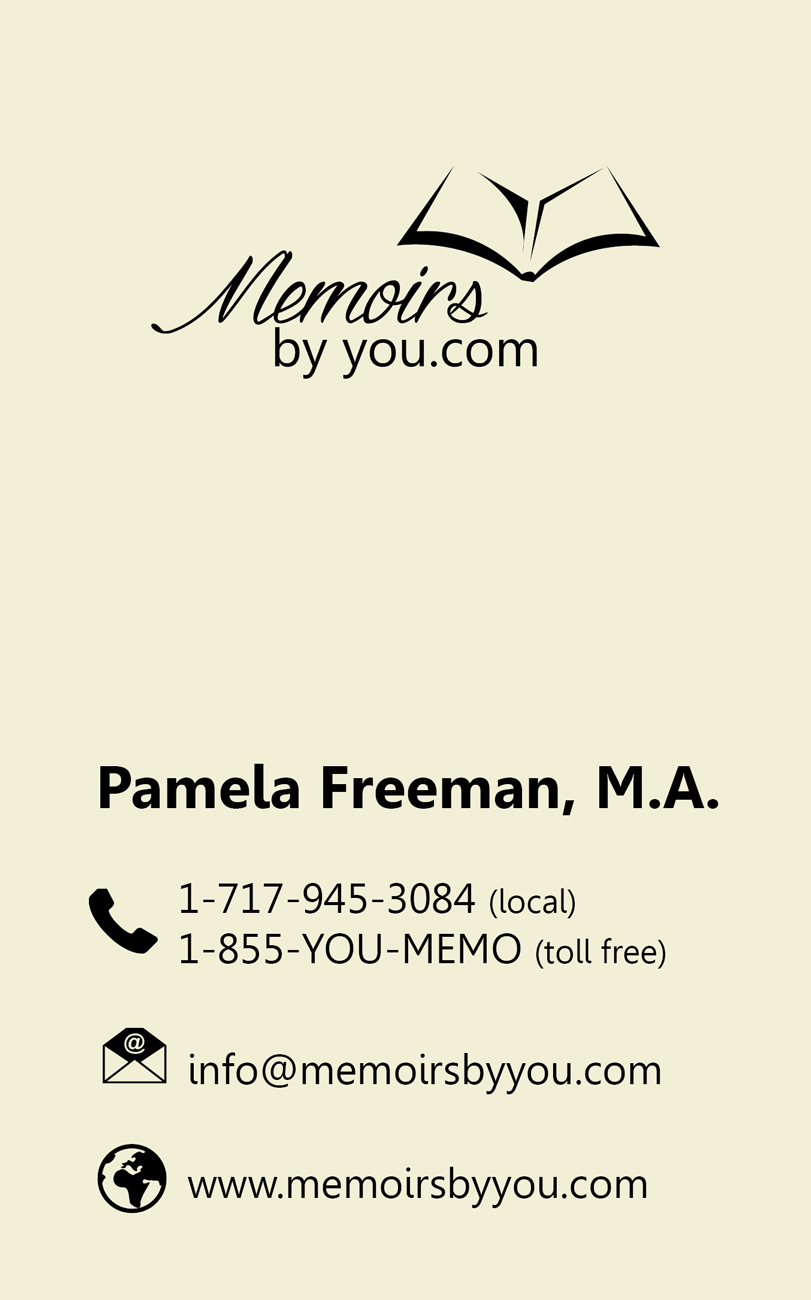 Diseño de Tarjeta de Presentación por Mudboots para Memoirs by You | Diseño #4389758