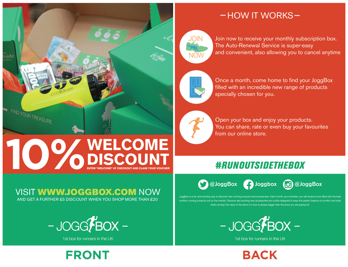 Flyer-Design von mcky//design für JoggBox Limited | Design #4316004