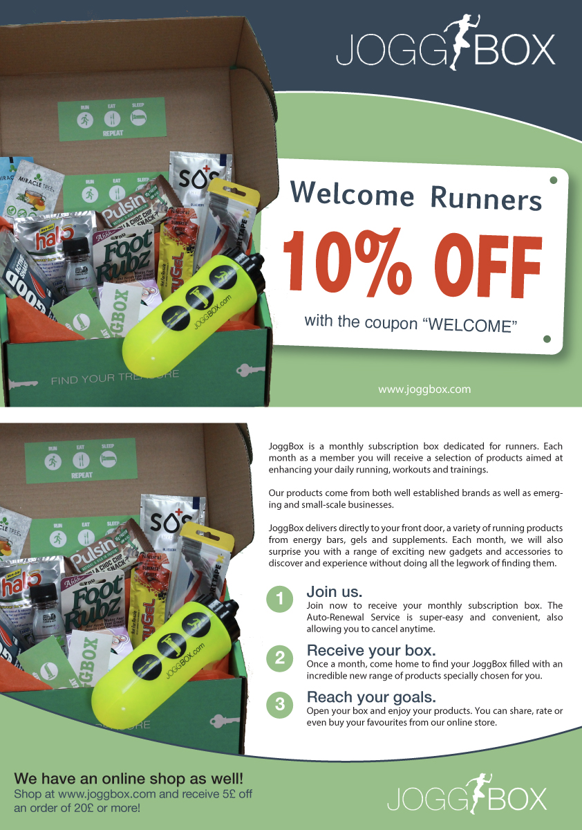 Flyer Design by Jess K. for JoggBox Limited | Design #4332326