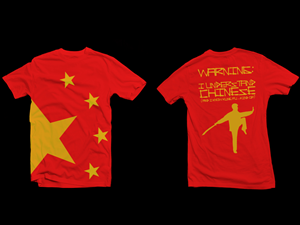 T-shirt's to poke fun at China for students | T-shirt Design by Bakus