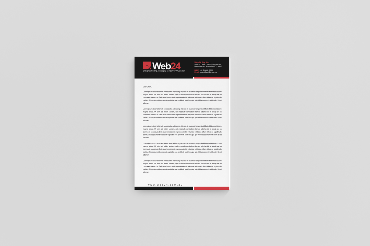 Design En-Tête par diRtY.EMM pour Web24 Group Pty Ltd | Design #1264444