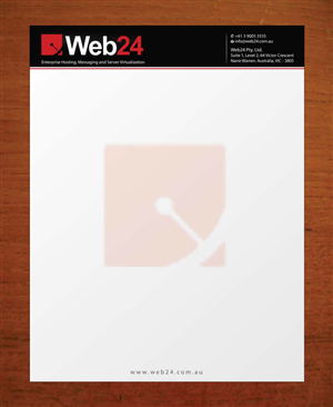 Letterhead Design by Sbss for Web24 Group Pty Ltd | Design: #1225799