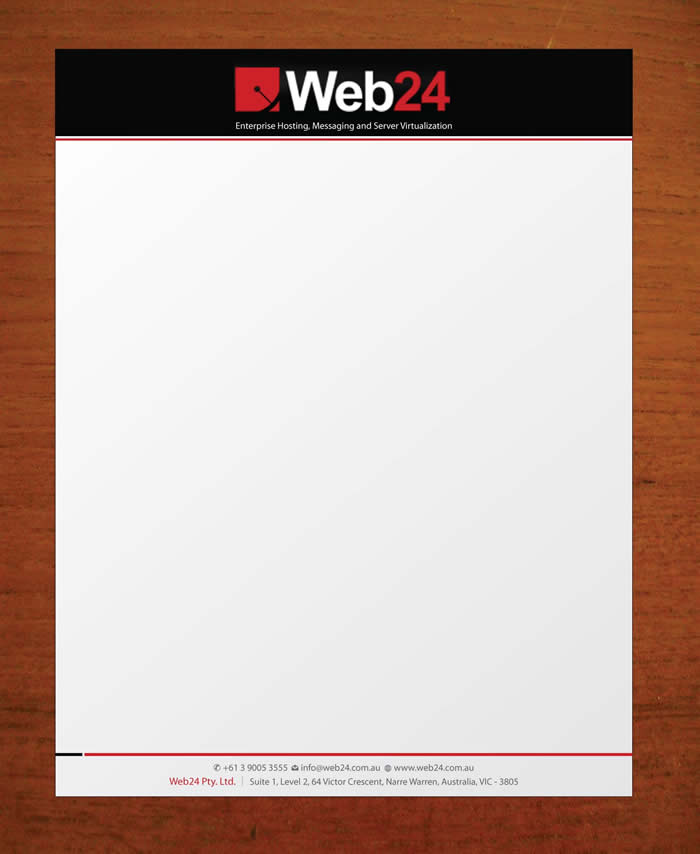 Design En-Tête par Sbss pour Web24 Group Pty Ltd | Design #1225800