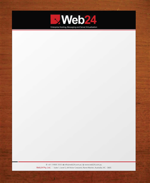 Letterhead Design by Sbss for Web24 Group Pty Ltd | Design: #1225800