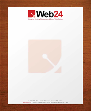 Letterhead Design by Sbss for Web24 Group Pty Ltd | Design: #1225803
